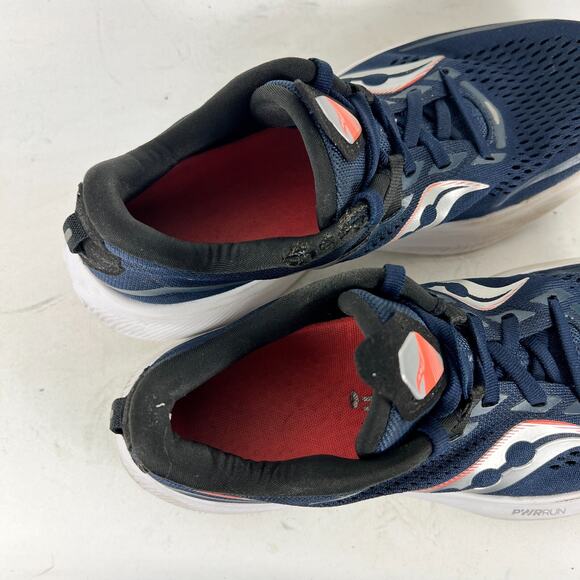 Saucony Ride 15 Sneakers Women's 8.5 Blue Running Athletic Shoes S10729-116 - Picture 9 of 11